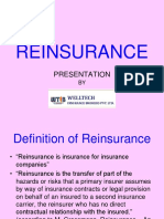 Reinsurance: Presentation