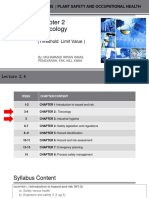 CHE 135 Plant Safety and Occupational Health TLV Guide