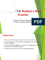 Radiative Heat Transfer: Faculty of Chemical Engineering Uitm (T), Kampus Bukit Besi