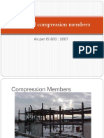 Design of Compression Members as per IS 800:2007