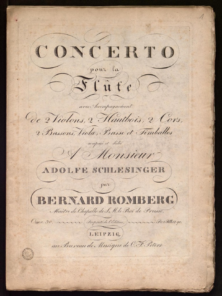 Romberg Flute Concerto (Solo) PDF