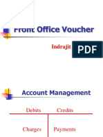 Front Office Voucher: Indrajit C