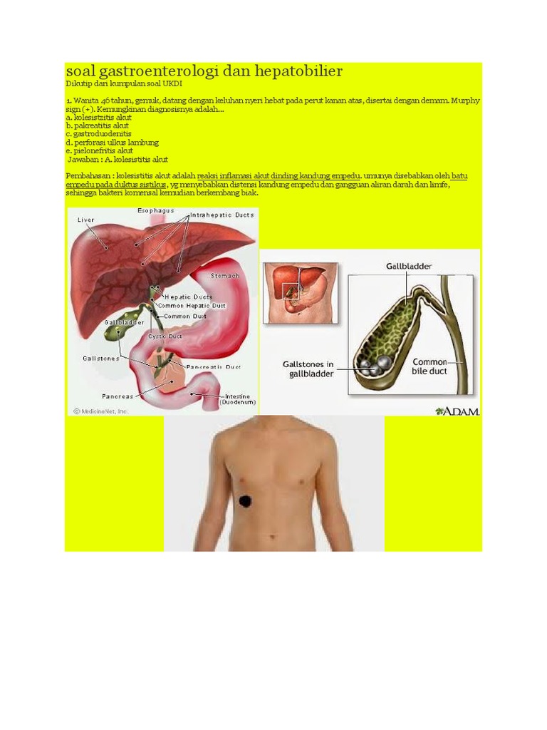 Soal Gastroenterologi Dan Hepatobilier Docx