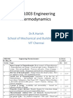 MEE1003 Engineering Thermodynamics