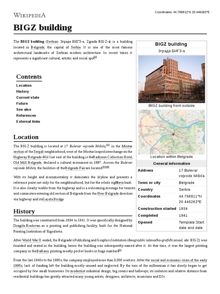BIGZ Building | PDF | Buildings And Structures | Tourist Attractions