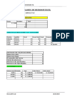 Excel Examen