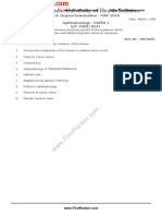 RGUHS MD 2018 May 8241 Ophthalmology Paper I