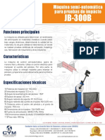 Maquina para Pruebas de Impacto JB-300B PDF