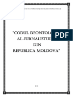 codul deontologic al jurnalistului