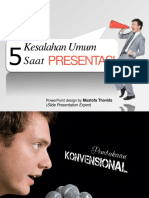 Kesalahan Saat Presentasi