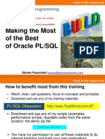 Making The Most of The Best of PLSQL-Minneapolis PDF