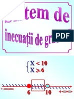 Sistem de Inecuatie de Gradul I