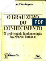 O Grau Zero Do Conhecimento Ivan Domingues PDF