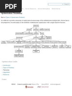 Optimization Taxonomy: Types of Optimization Problems