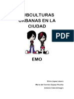 Subculturas Urbana - Emo