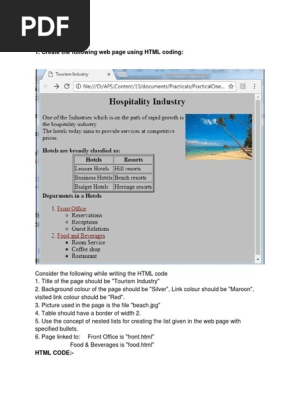 How To Design A Website Using Html Code Pdf