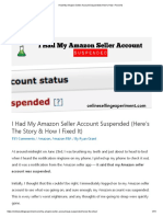 I Had My Amazon Seller Account Suspended (Here's How I Fixed It)
