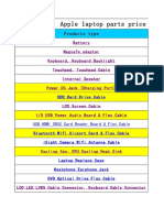 Apple Parts Price List-2019!04!09