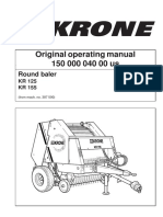 Uputstvo Za Korištenje Rolo-Prese Krone KR125 I KR155 PDF