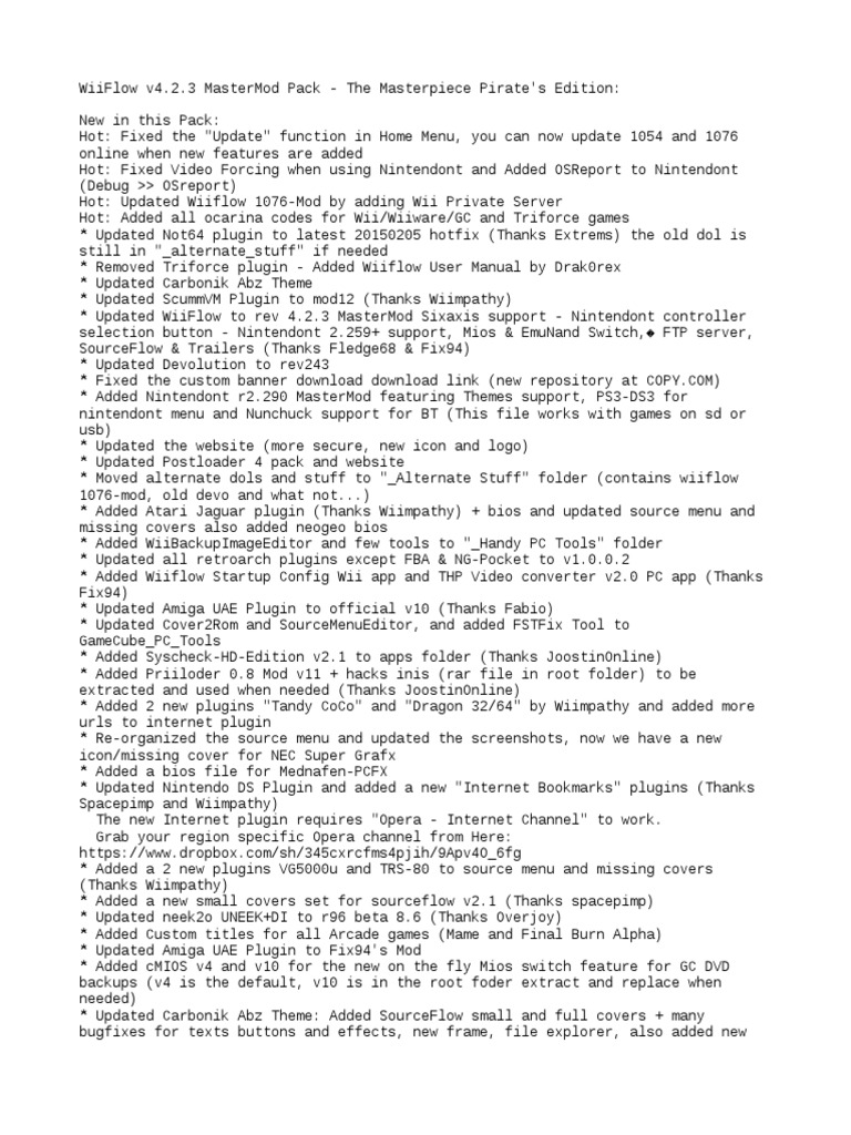 Wiiflow Mastermod Latest Version