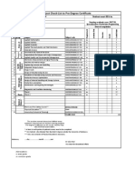 2017 Mechanical Eng MSC Subject Check-List Table