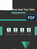 Portable Rear Seat Tray Table: Muhammad Mushtaq 150701004
