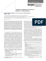 A New Facile Route for the Preparation of Single-Source Prec