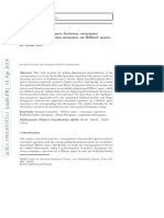 Regularized Divergences Between Covariance Operators and Gaussian Measures On Hilbert Spaces