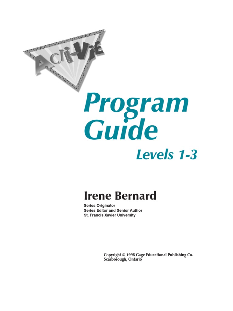 Activieprogramguide Pdf Noun Question