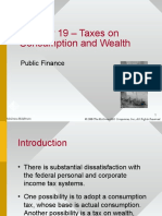 Chapter 19 - Taxes On Consumption and Wealth: Public Finance