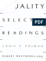 Louis P. Pojman, Robert Westmoreland - Equality - Selected Readings (1996, Oxford University Press, USA)