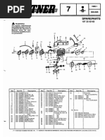 Uputsvo Za Tmotorne Testere Partner, p365, p405, 1995-01, Chain Saw