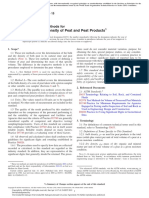 Bulk and Dry Density of Peat and Peat Products: Standard Test Methods For
