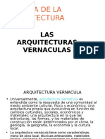 La Arquitectura Vernacula