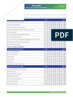 Educator Course Evaluation Questionnaire