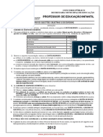 1 Para PDF Pmd Prova Prof Ed Infantil 2012 