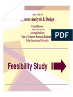 Systems Analysis & Design Systems Analysis & Design: Feasibility Study Feasibility Study
