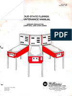 Solid State Flipper Maintenance Manual: Gorgar, Production Laser Ball, and Later Games