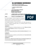 Informe actividades cambio climático IE Elias Aguirre