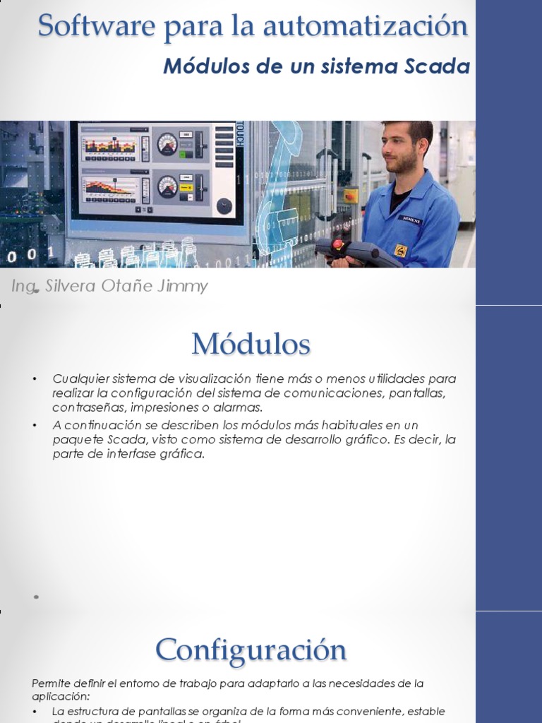 1.3 Modulos de Un Sistema Scada | PDF | Scada | Lenguaje de programación