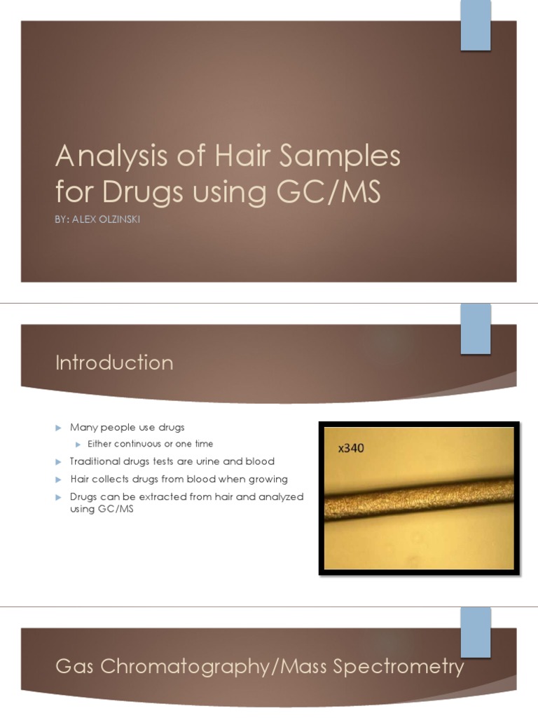 Hair Drug Analysis via GC/MS Techniques | PDF