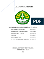 MK Kelas C - Kel 3 Pelelangan Dan Tender