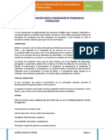 Formas de Corrupción Según La Organización de Transparencia Internacional