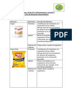 Alimentación vs nutrición 5° EGB