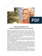 Charla de Sol Blanco Soler, Estudiosa española de la vida en el más allá (2012)