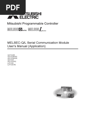 Melsec Q L Serial Communication Module User S Manual Application Dec 14 Pdf Electrical Connector Electrical Wiring