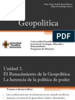 Unidad 2 El Renacimiento de La Geopolítica