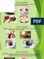 Types of Desserts