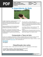 2019-0408 ---- 6º ANO ---- reforço ciencias - a importancia do solo 
