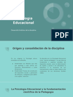 Psicología Educacional - Desarrollo Histórico de La Disciplina.